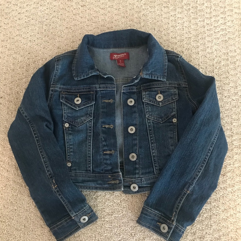 Denim short jacket